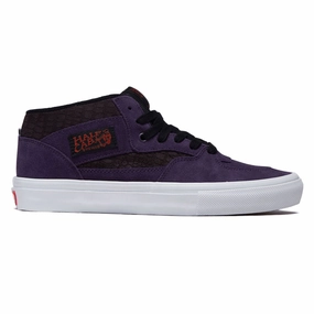 Vans Skate Half Cab Shoes - Croc Grape Flexible Fit Street Session