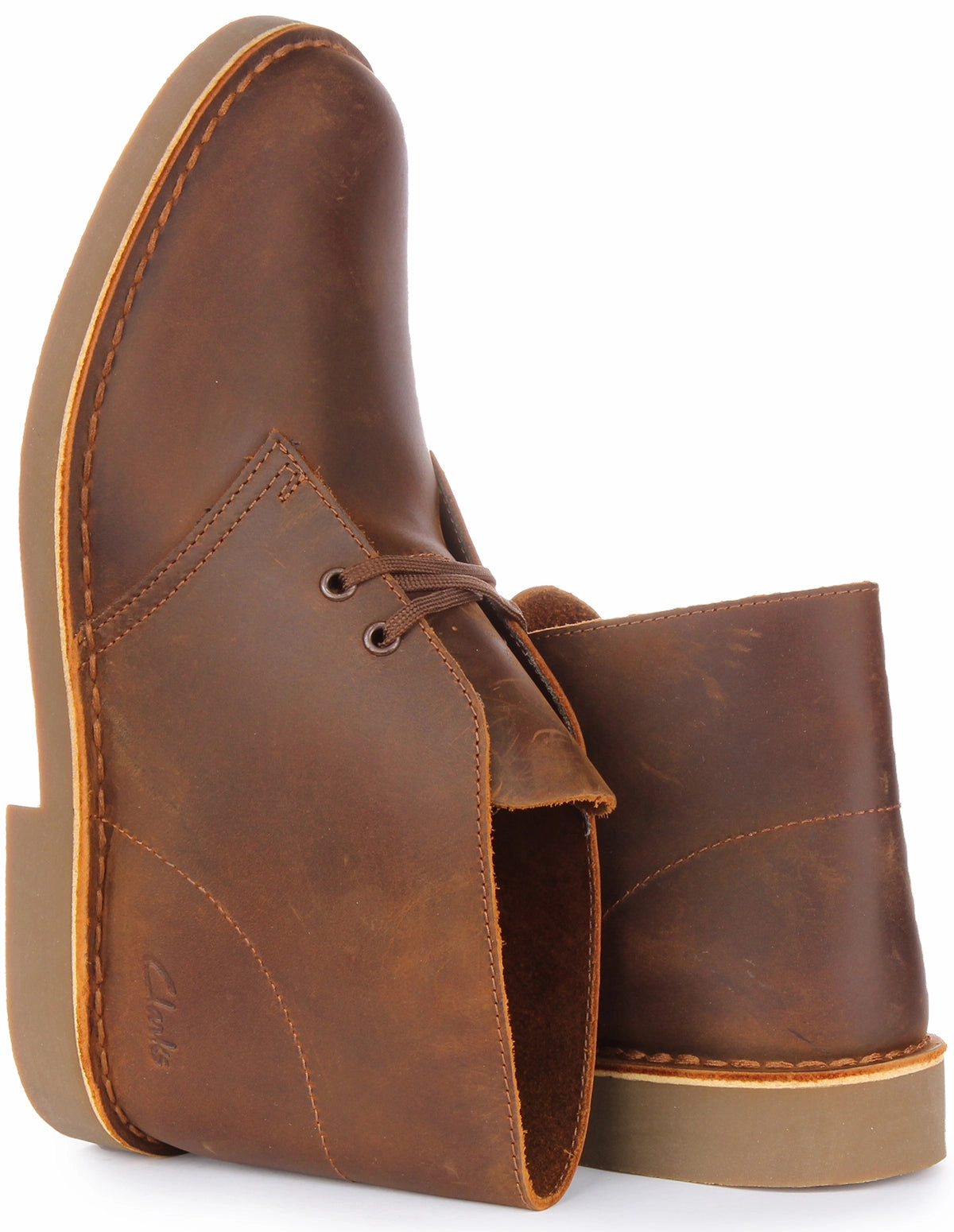Clarks Desert Boot Evo In Beeswax For Men Cushioned Sole