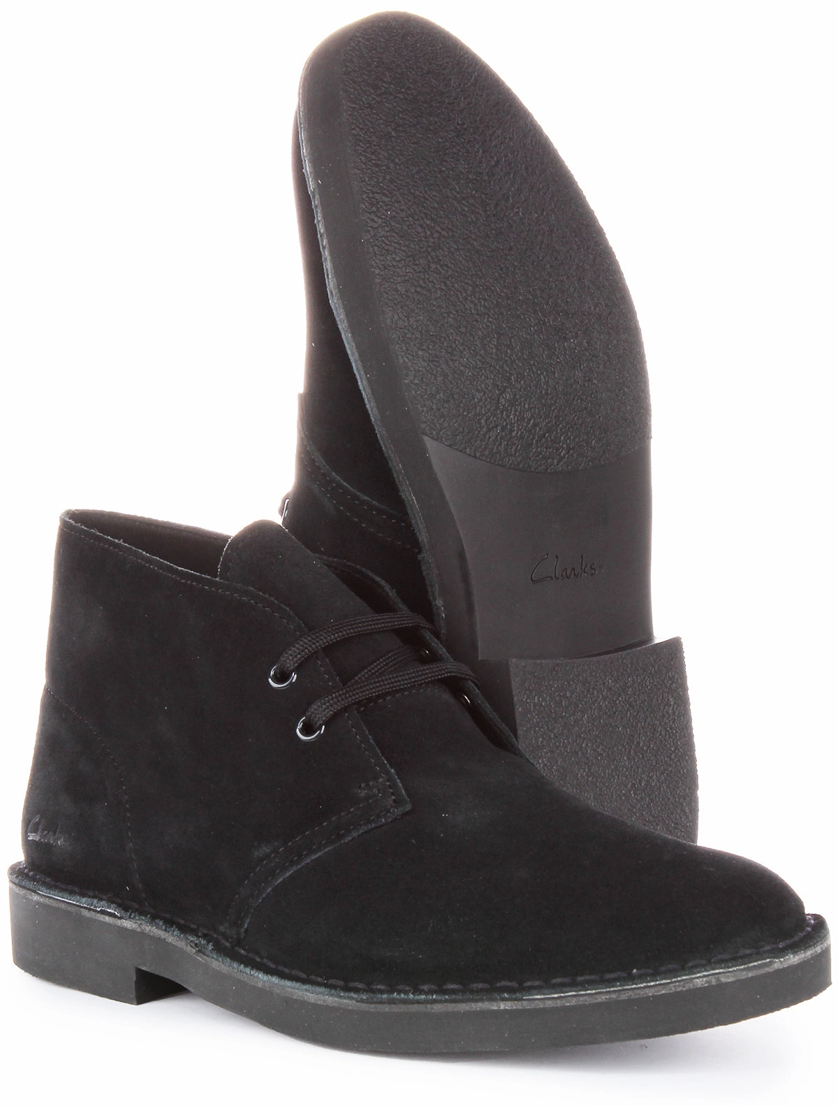 Clarks Desert Boot Evo In Black Suede For Men Fashion Statement