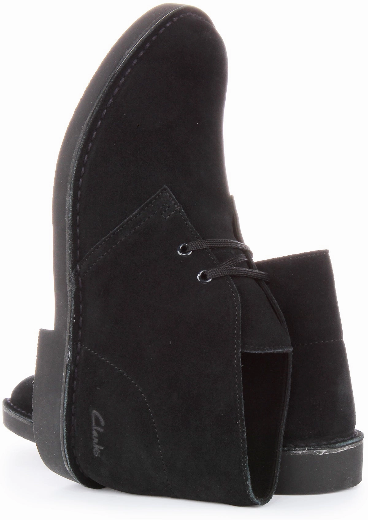 Clarks Desert Boot Evo In Black Suede For Men Fashion Statement