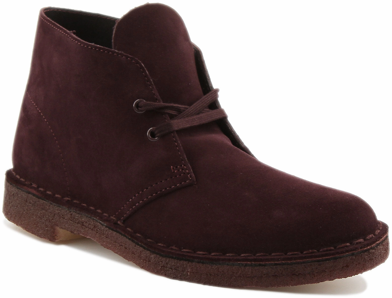 Clarks Originals Desert Boot In Burgundy For Men All-Purpose