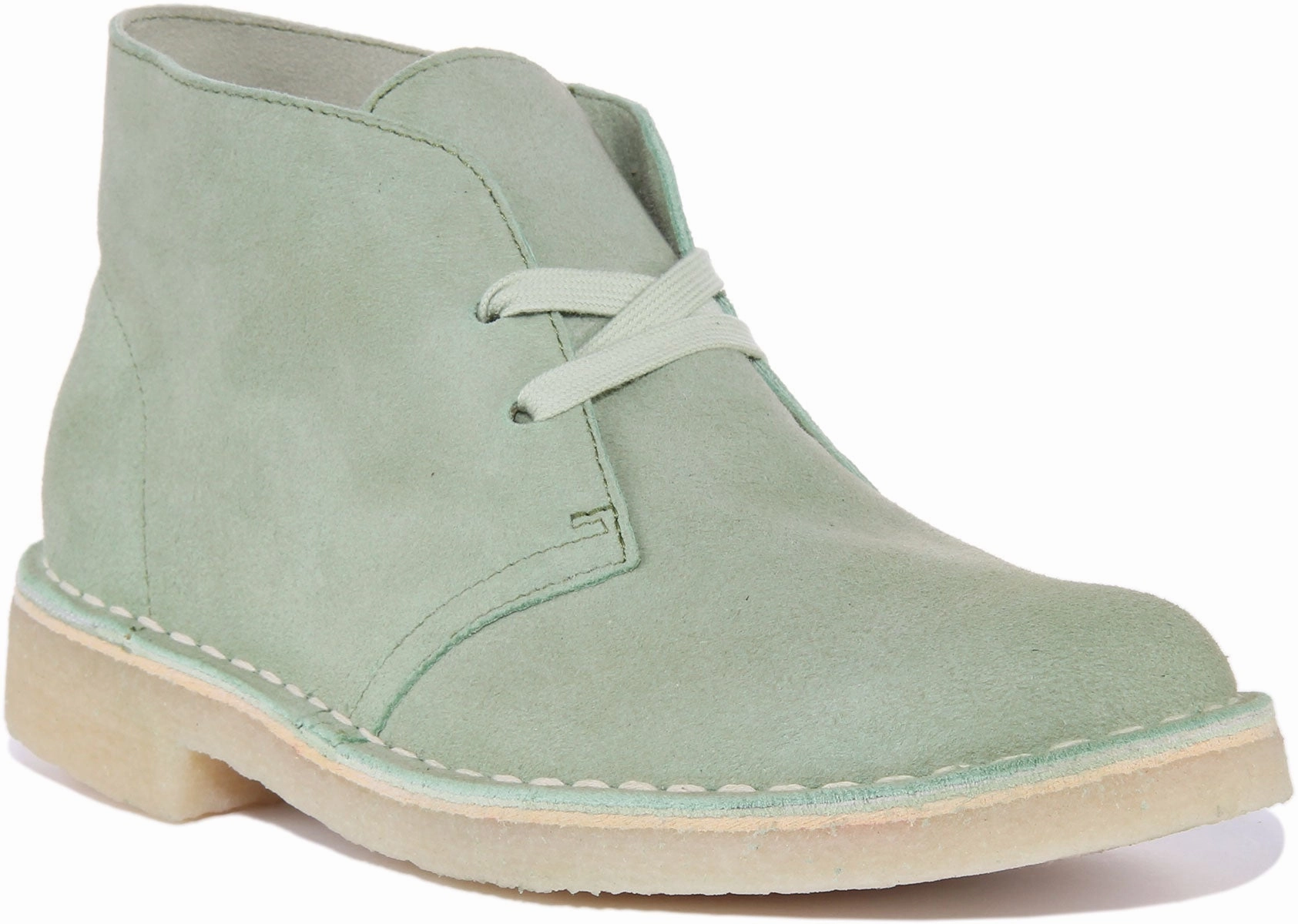 Slope Climb Clarks Originals Desert Boot In Green For Women