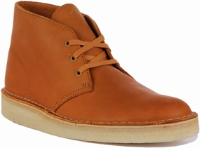 Clarks Originals Desert Coal In Tan For Men Fitness Enthusiast Breathable Sole