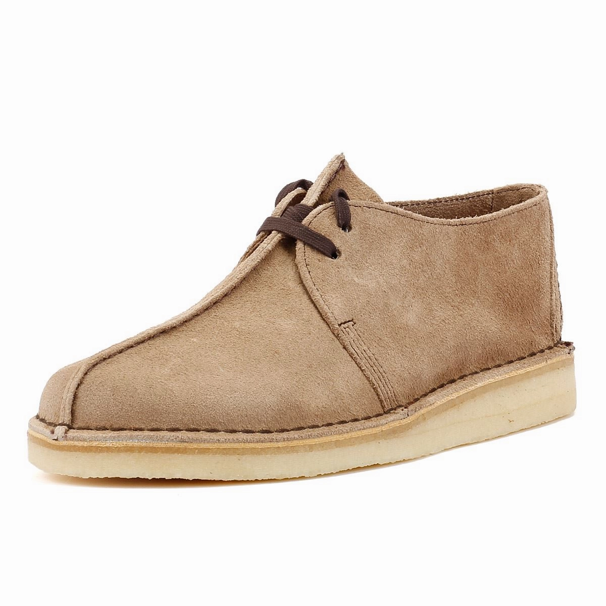 Clarks Originals Desert Trek Wolf Suede Men's Shoes Day-to-Day Comfort