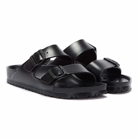 Gentle Comfort Slides Quality Comfort Sandals Birkenstock Arizona EVA Womens Black Sandals