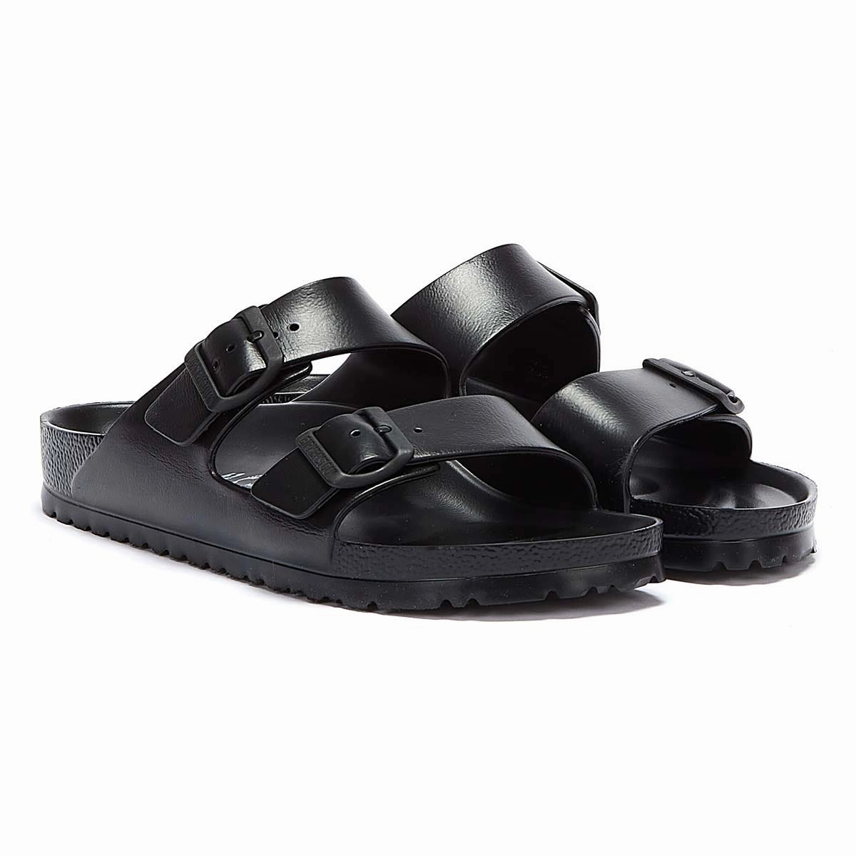 Gentle Comfort Slides Quality Comfort Sandals Birkenstock Arizona EVA Womens Black Sandals