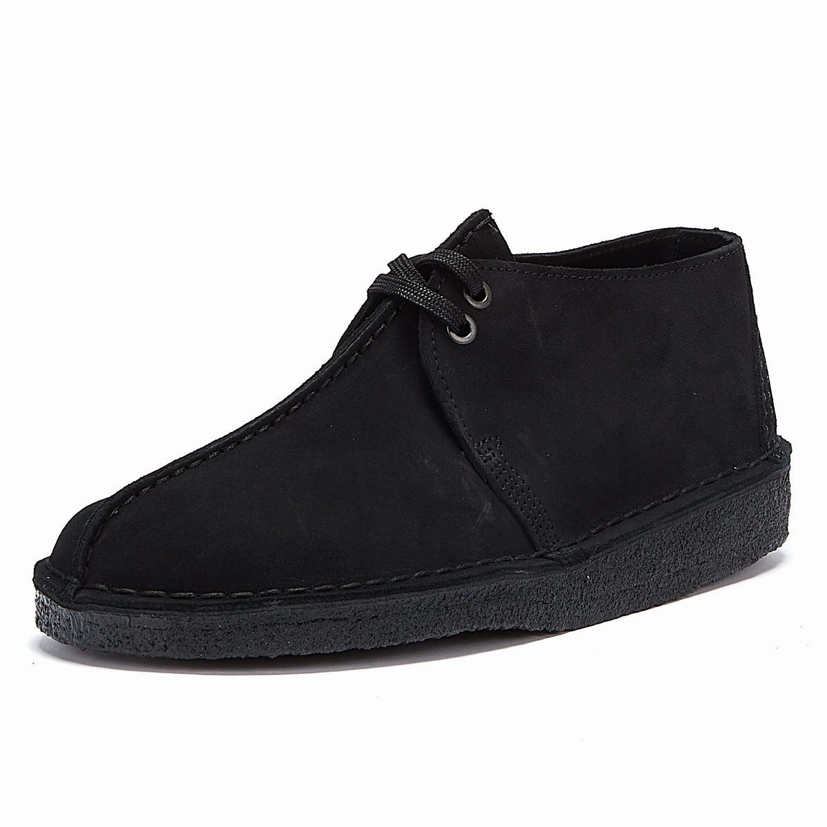 Classic Wear Clarks Originals Desert Trek Suede Mens Black Shoes