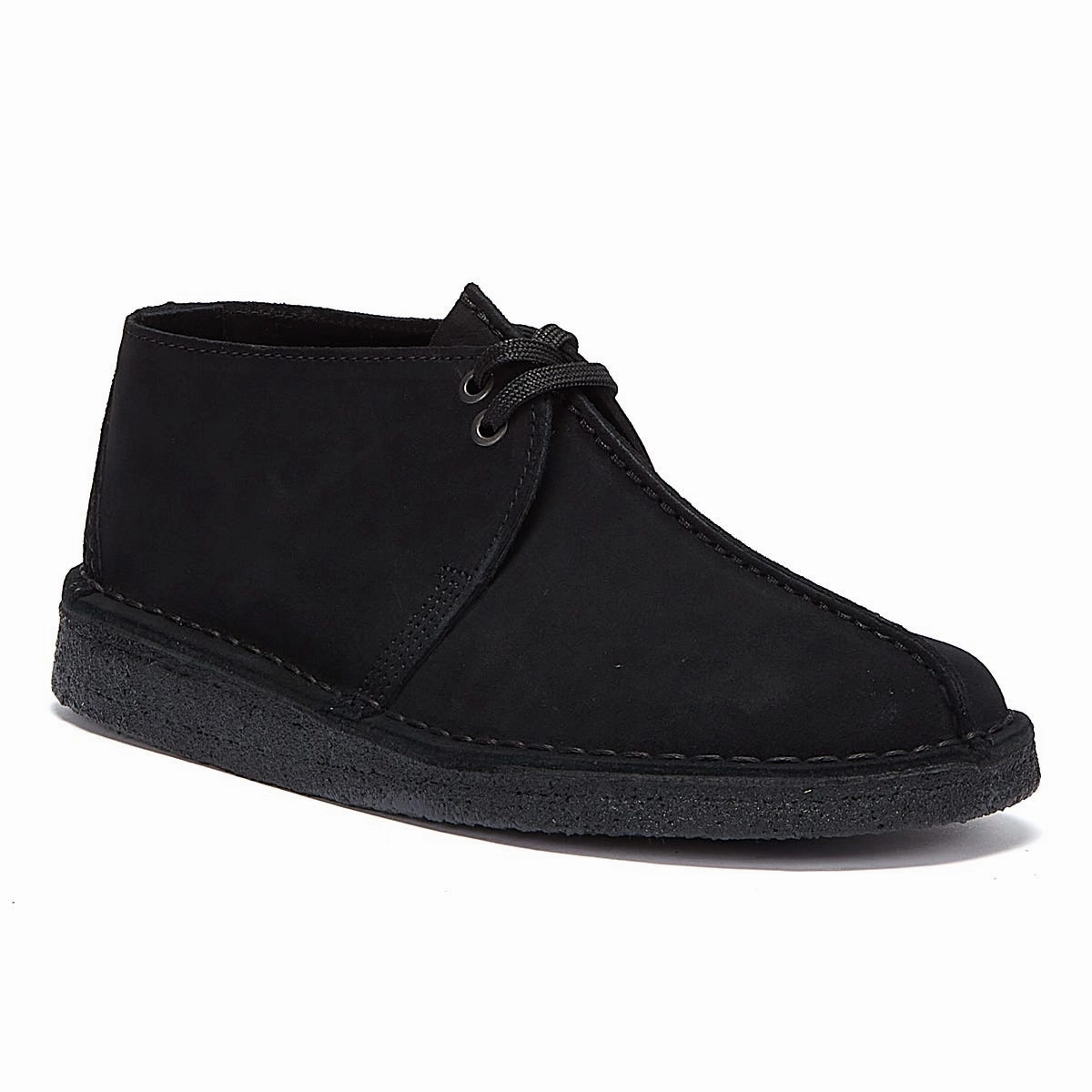 Classic Wear Clarks Originals Desert Trek Suede Mens Black Shoes