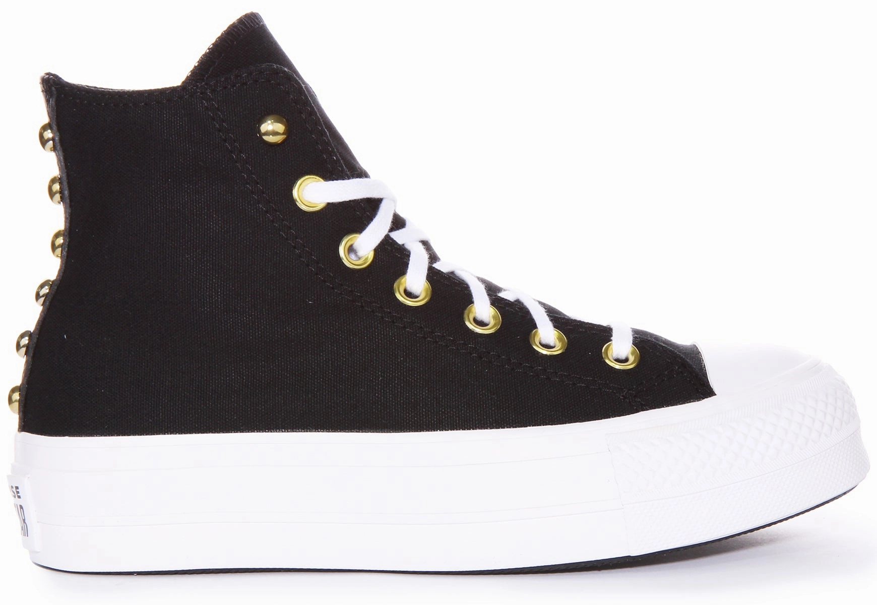 Classic Wear Converse A05453C Chuck Taylor Platform Studd In Black Gold