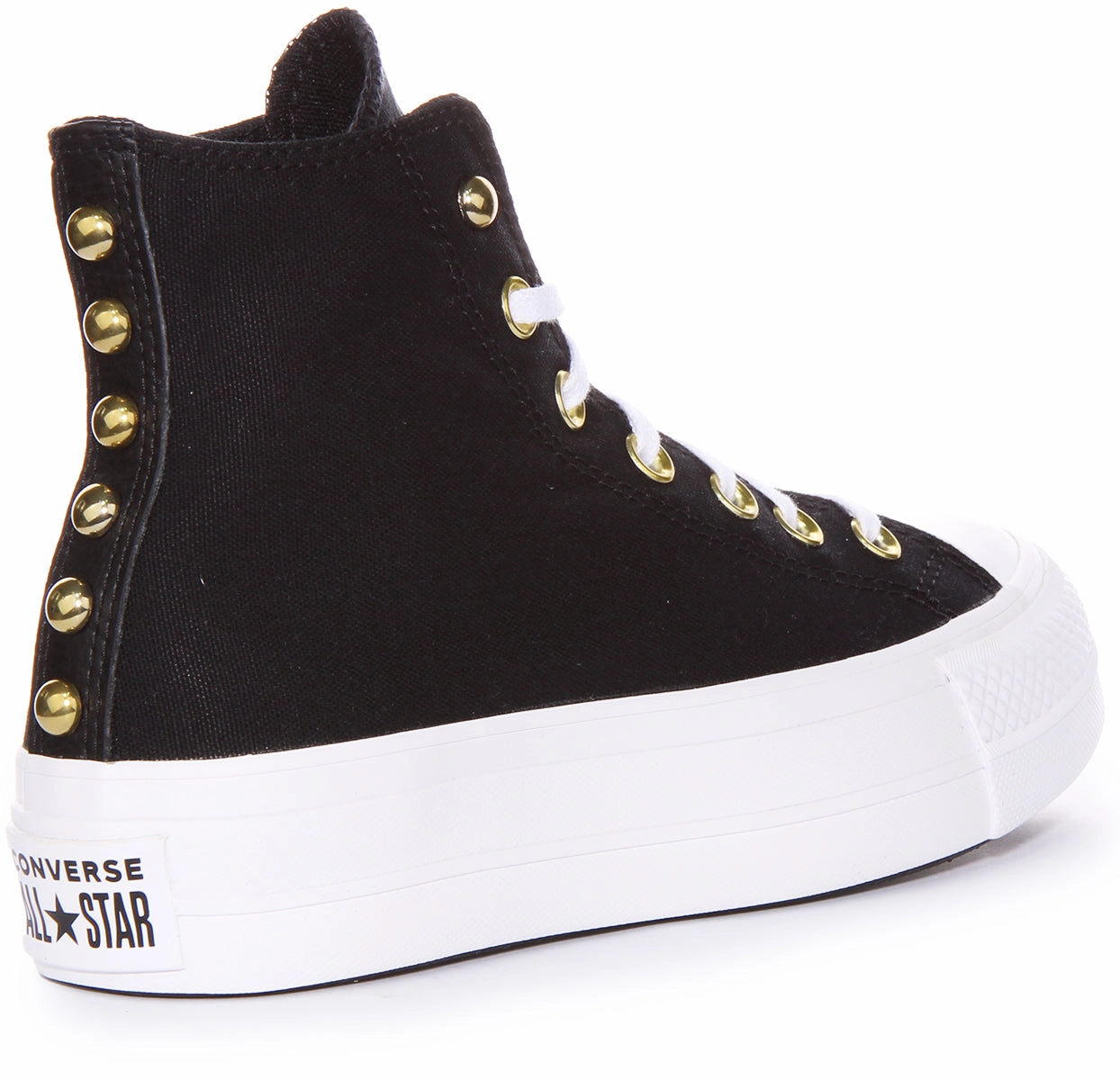 Classic Wear Converse A05453C Chuck Taylor Platform Studd In Black Gold