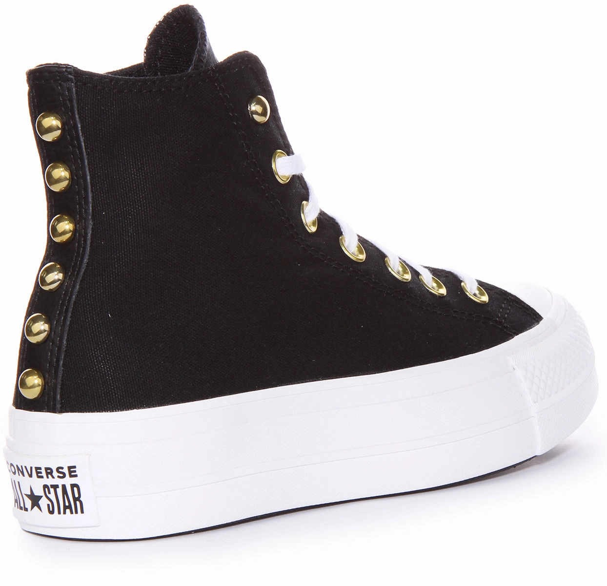 Classic Wear Converse A05453C Chuck Taylor Platform Studd In Black Gold