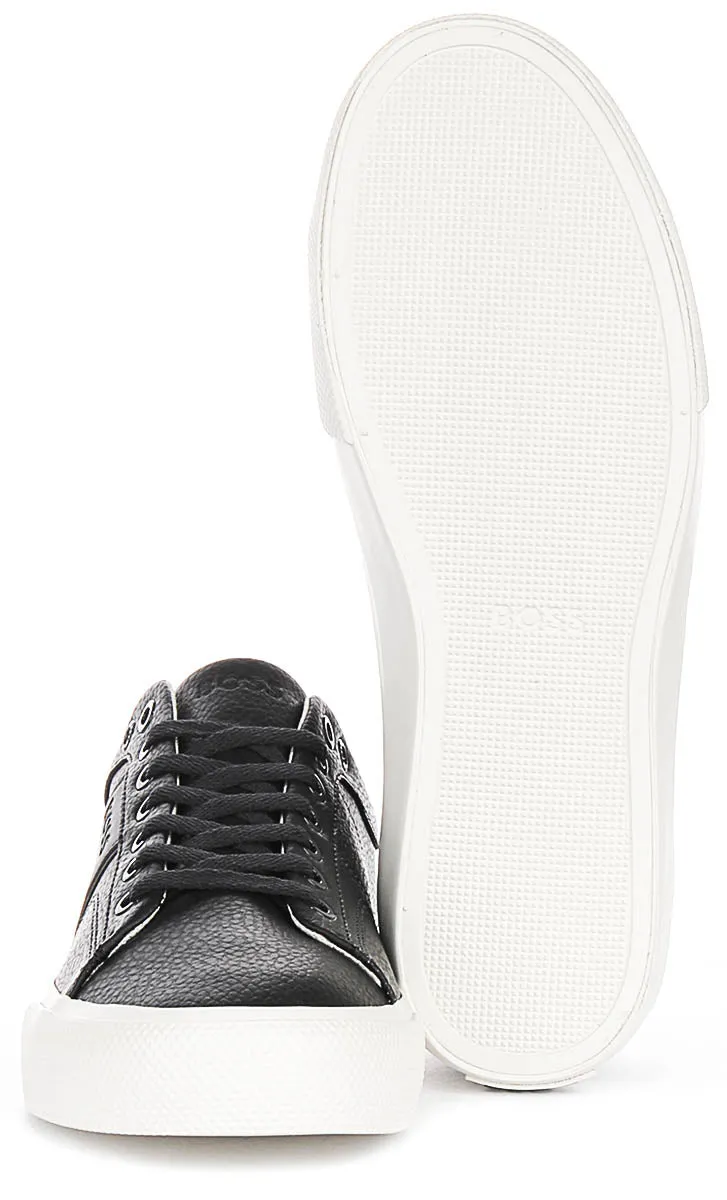 Clean Step Boss Aiden Tennis Trainers In Navy For Men