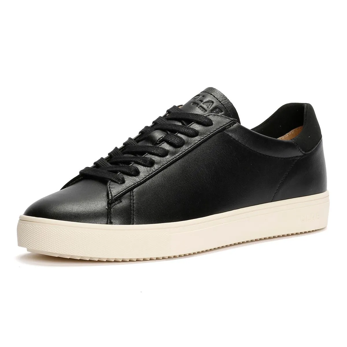 Cloud Feel Clae Bradley Milled Leather Men's Black Trainers