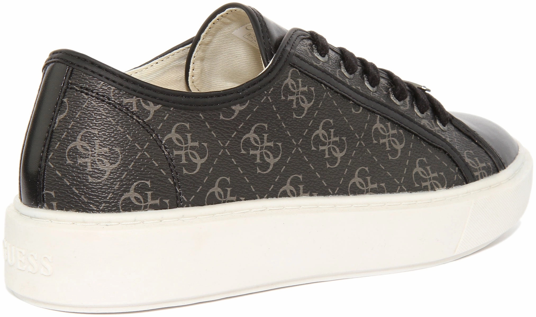 Cloud Comfort Guess Vice 4G Lace up Trainer In Coal For Men