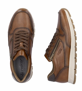 RIEKER ALONSO BROWN ZIP Rieker Shoes