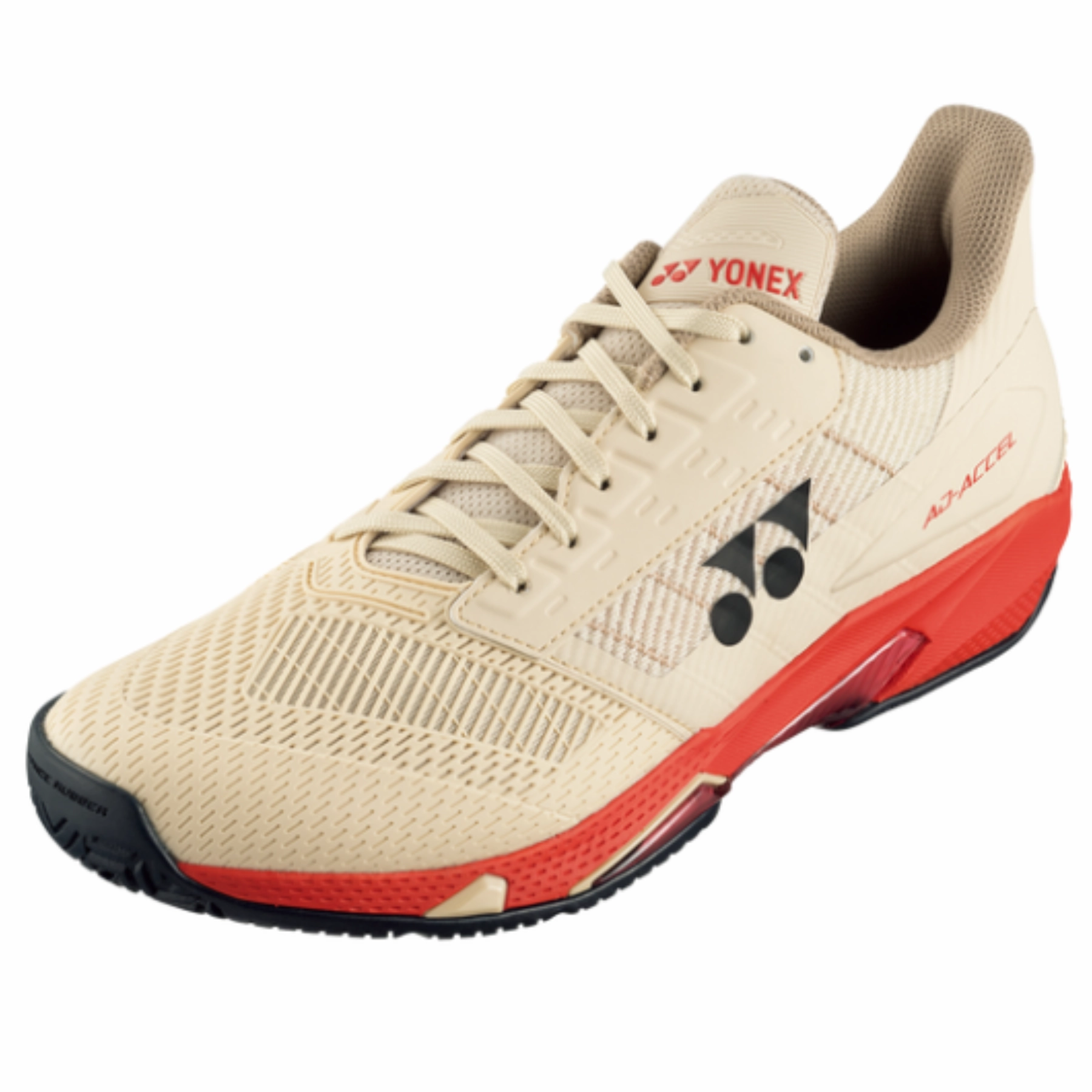 Cloud Support Pad Yonex 2025 AD-ACCEL Mens All Court Tennis Shoes - Sand Beige