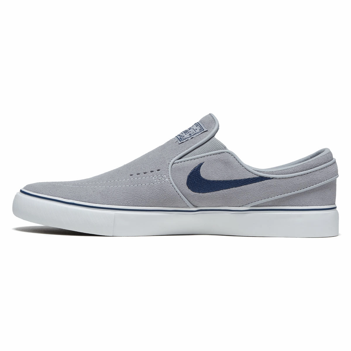 Cloud touch Nike SB Janoski  Slip Shoes - Wolf Grey/Navy/Wolf Grey/Summit White
