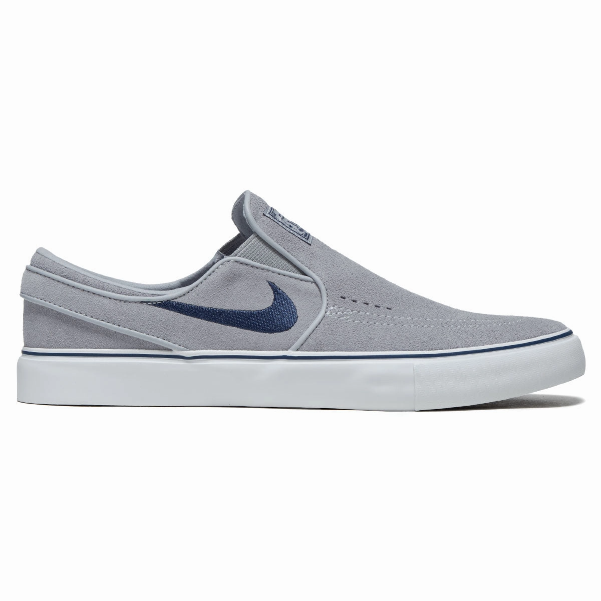 Quick Action Performance City Comfort Nike SB Janoski  Slip Shoes - Wolf Grey/Navy/Wolf Grey/Summit White