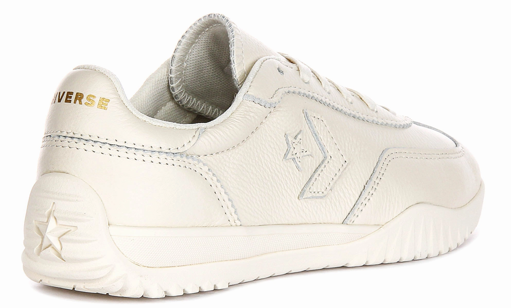 Cloud Walk Converse Run Star Trainers A12778C In Cream Leather