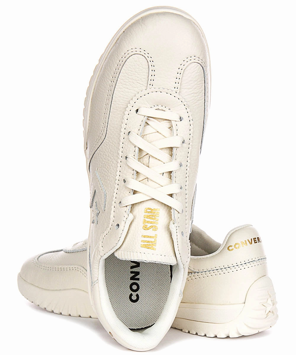 Cloud Walk Converse Run Star Trainers A12778C In Cream Leather