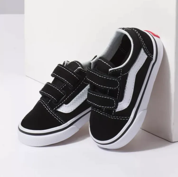 Comfort Edge VANS Old Skool V Black Toddlers VN000D3YBLK (LF)