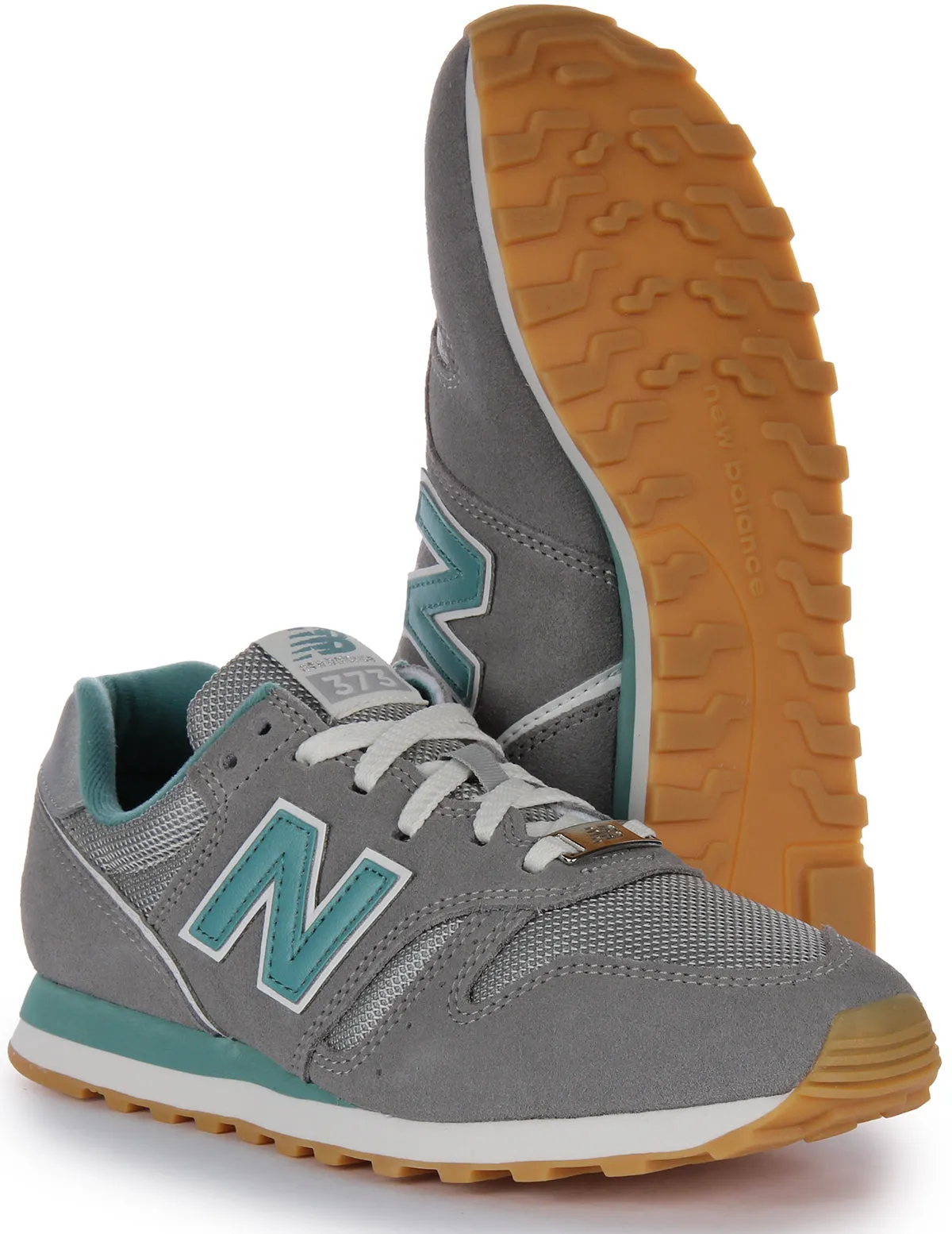 Comfort Fit Form New Balance WL 373 OD2 In Grey Turquos For Women