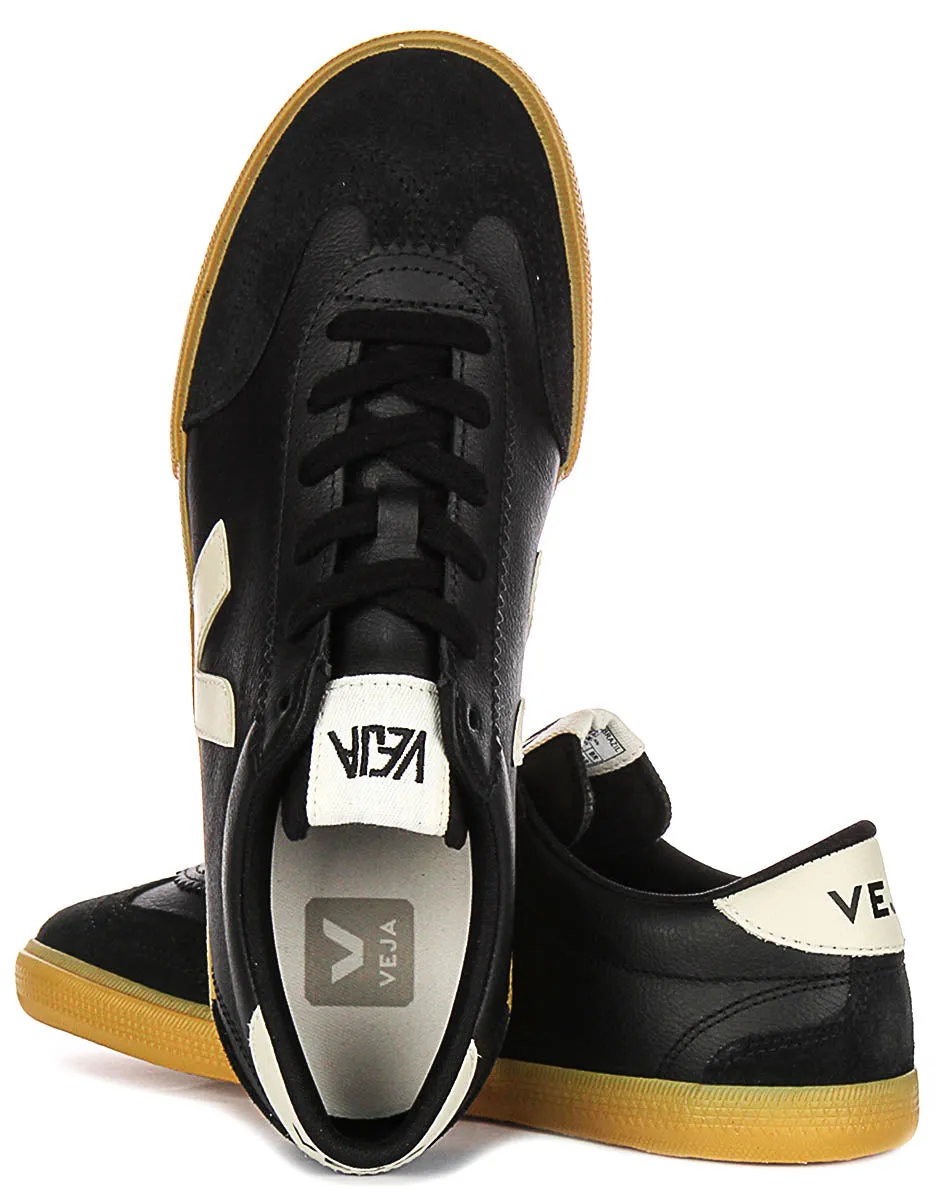 Comfort Fit Veja Volley In Black White For Men