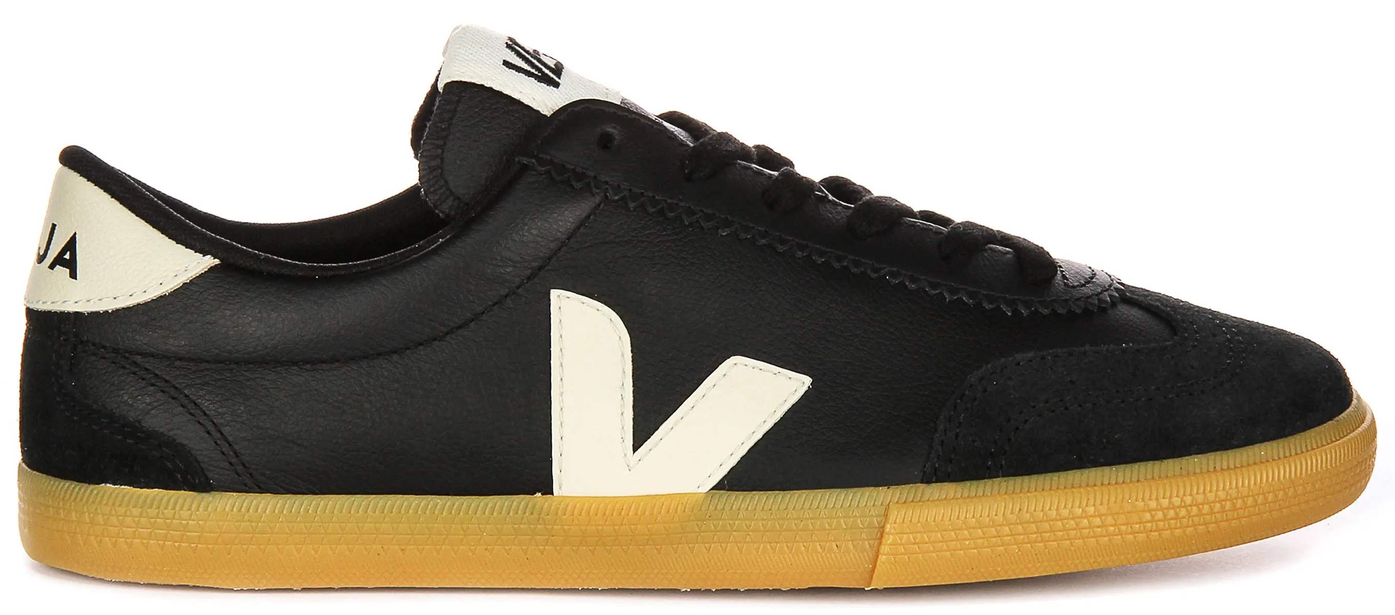 Comfort Fit Veja Volley In Black White For Men