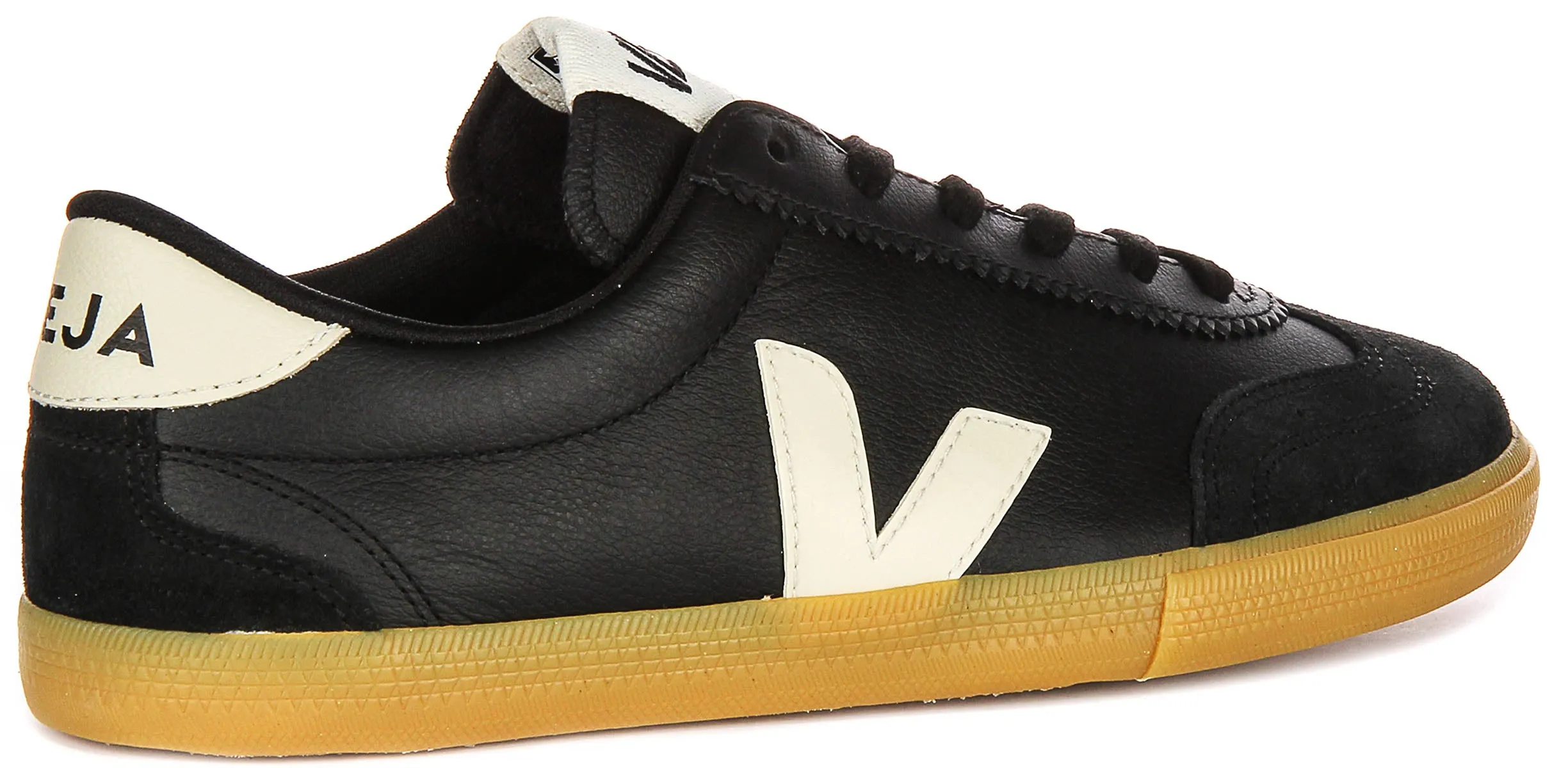 Comfort Fit Veja Volley In Black White For Men