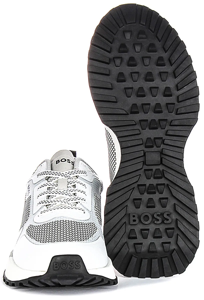 Comfort Flow Boss Jonah Runner Mesh In Grey Black For Men