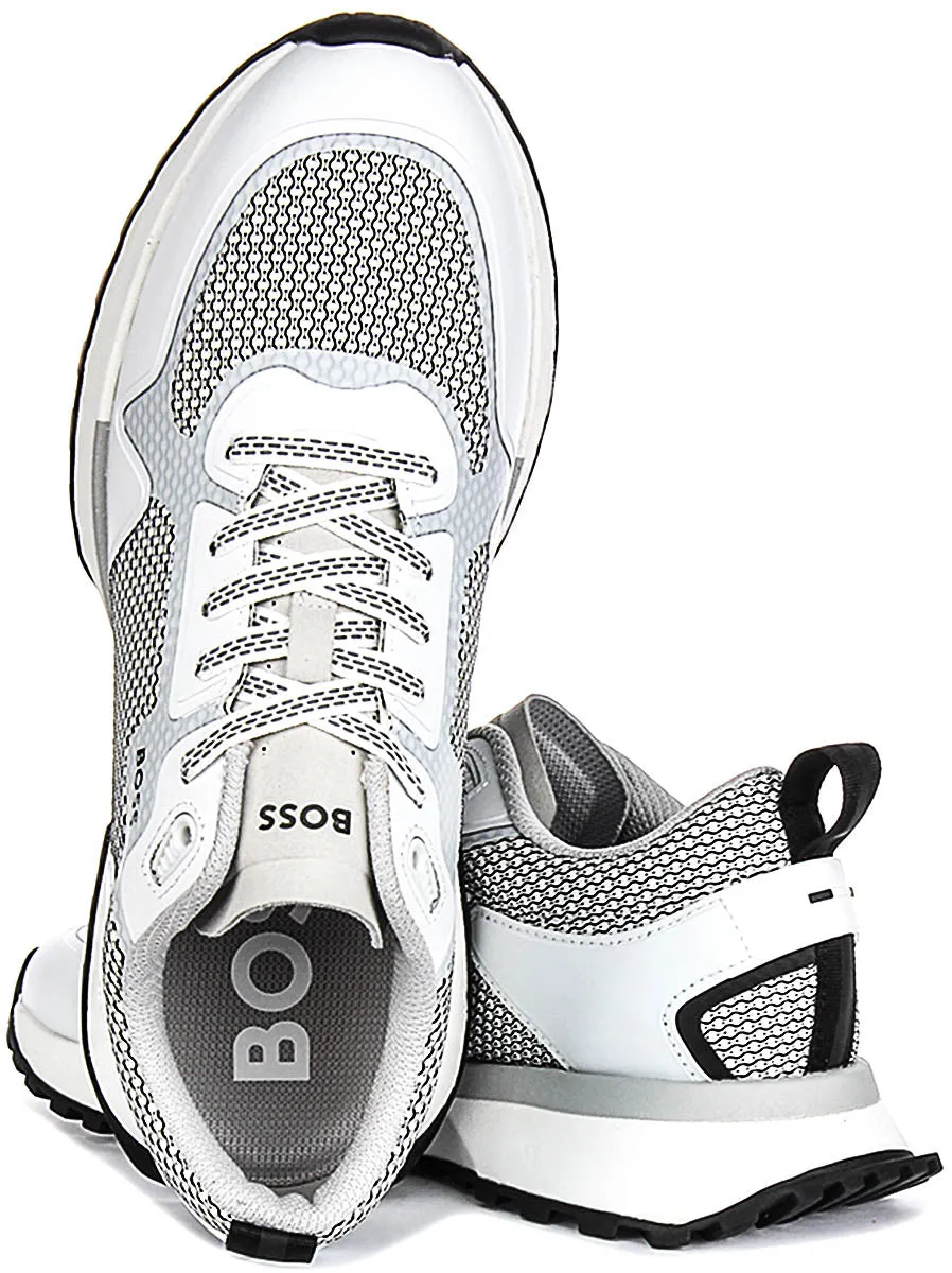 Comfort Flow Boss Jonah Runner Mesh In Grey Black For Men