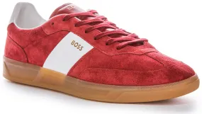 Boss Brandon Tenn Sd In Red White For Men Insole perforations improve airflow during wear Anti Bacterial