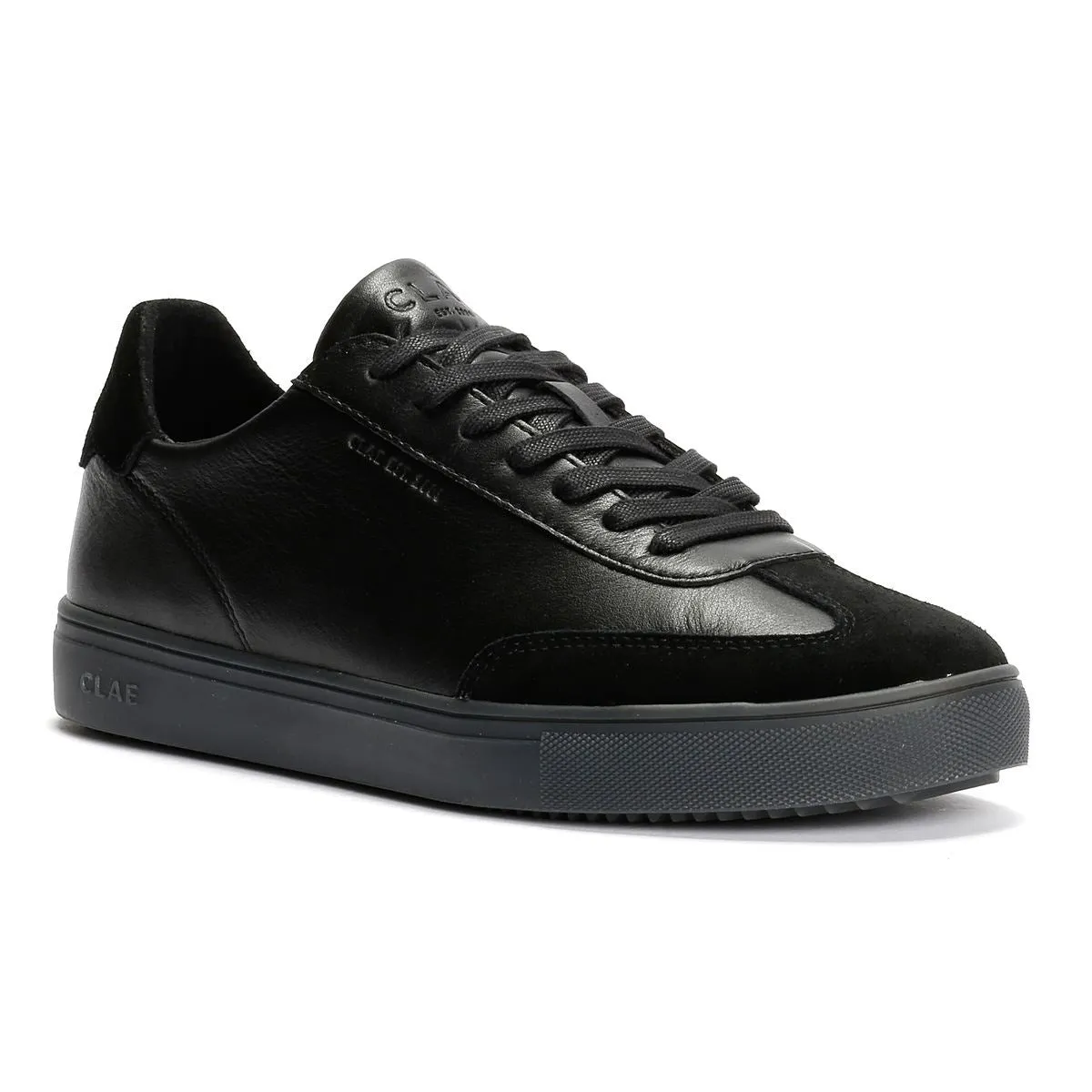 Comfort Walk Clae Deane Leather Clear Men's Black Trainers