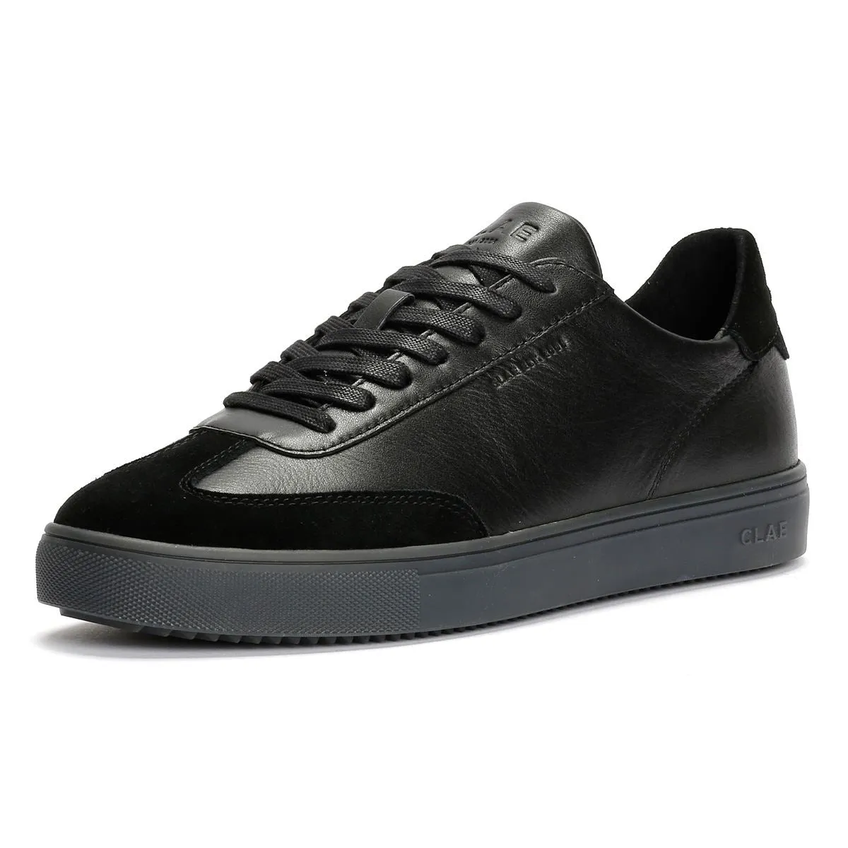 Comfort Walk Clae Deane Leather Clear Men's Black Trainers