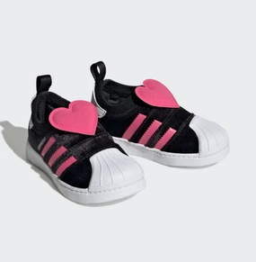 running for weight loss adidas - Superstar 360 2.0 Inf - Black/Pulse Magenta - Kids [HQ4122]