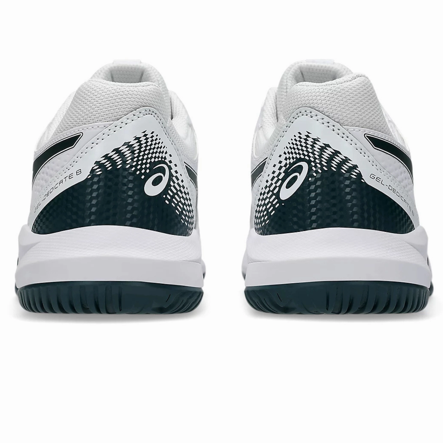 Comfort Boost Midsole Asics Gel-Dedicate 8 Tennis Shoes ?M?White/Saxon Green