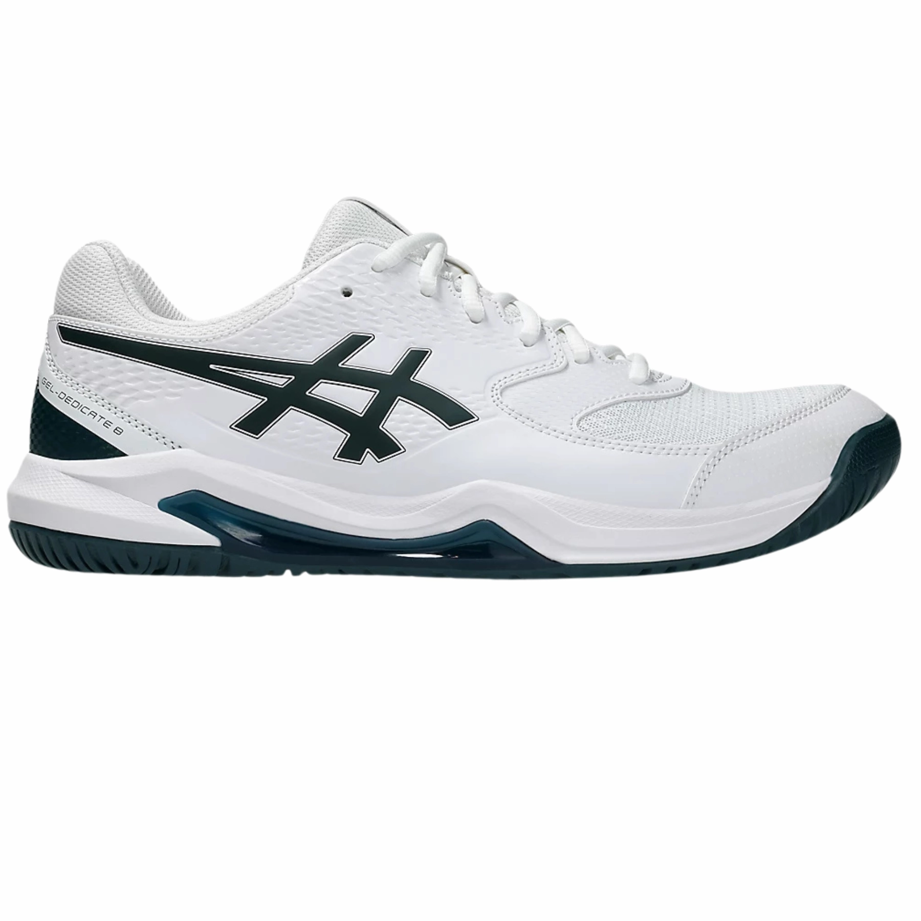 Asics Gel-Dedicate 8 Tennis Shoes ?M?White/Saxon Green