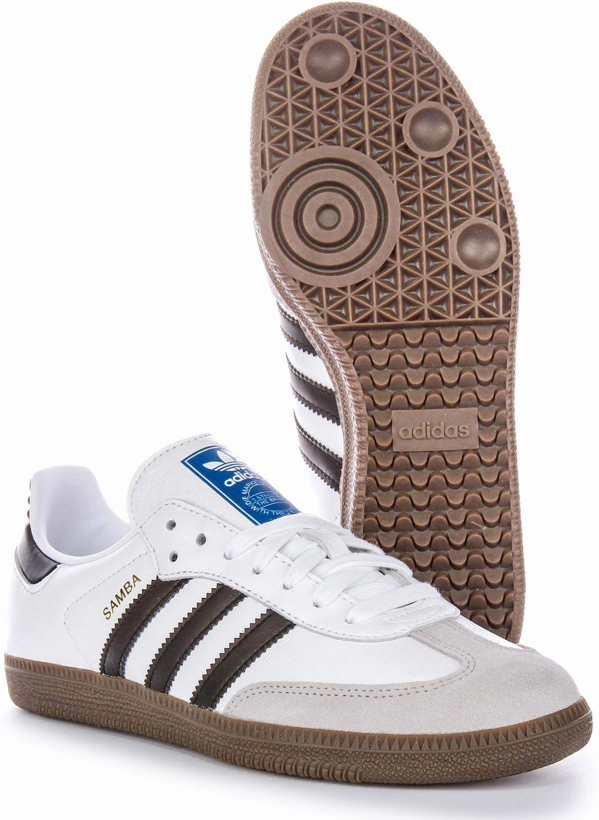 Comfort Centered Adidas Samba OG Trainers In White Black
