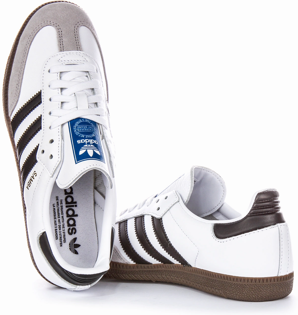 Comfort Centered Adidas Samba OG Trainers In White Black