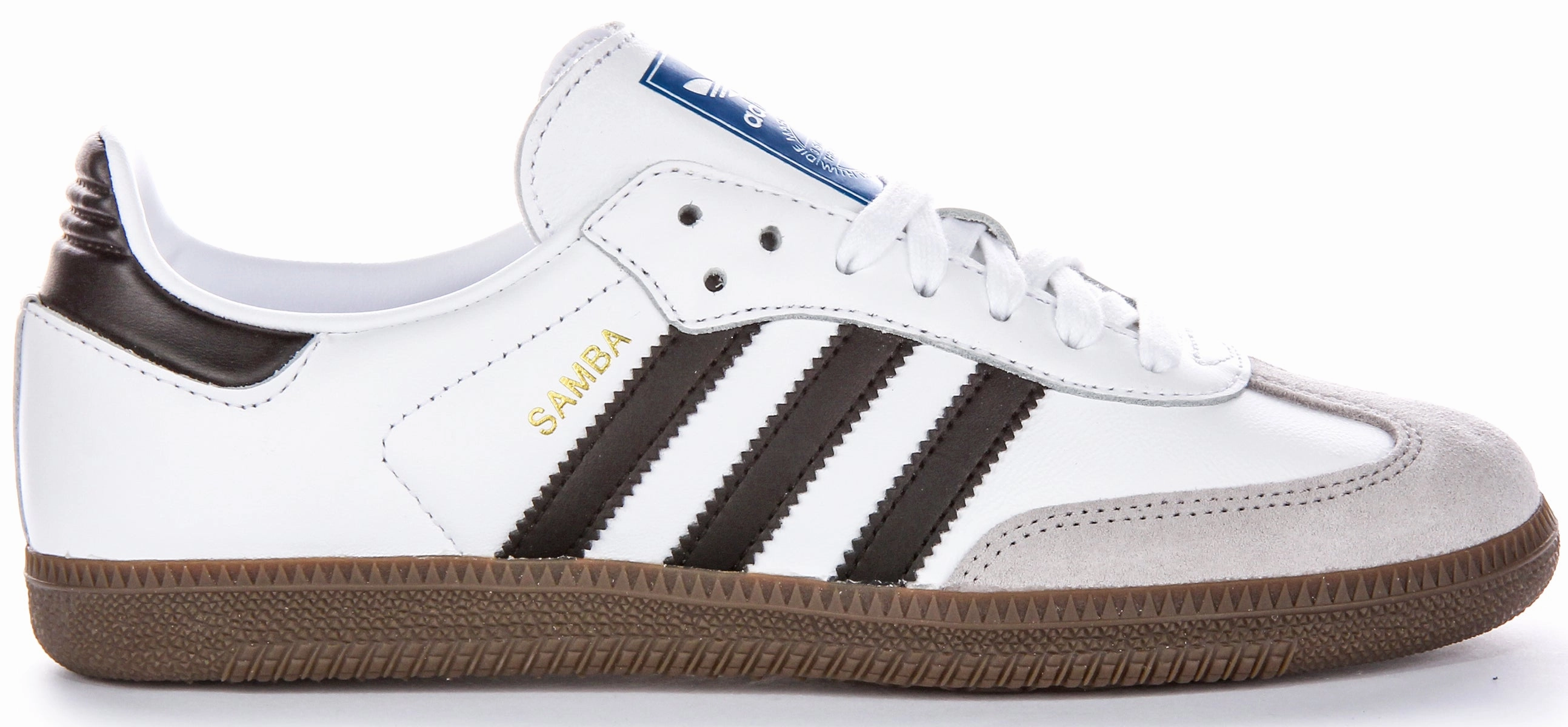 Comfort Centered Adidas Samba OG Trainers In White Black