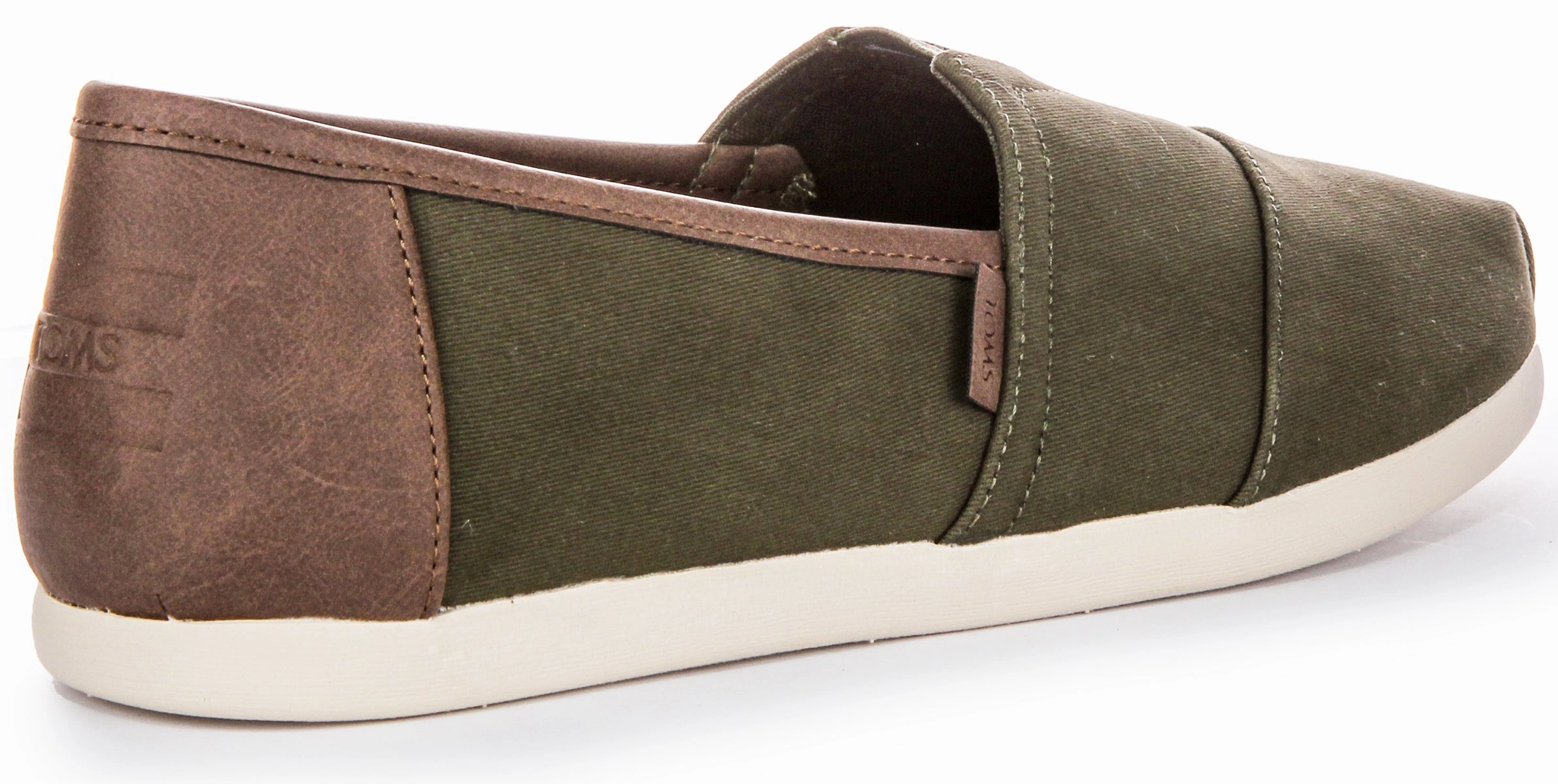 Comfort Design Toms Alpargata Vegan In Olive Green For Men