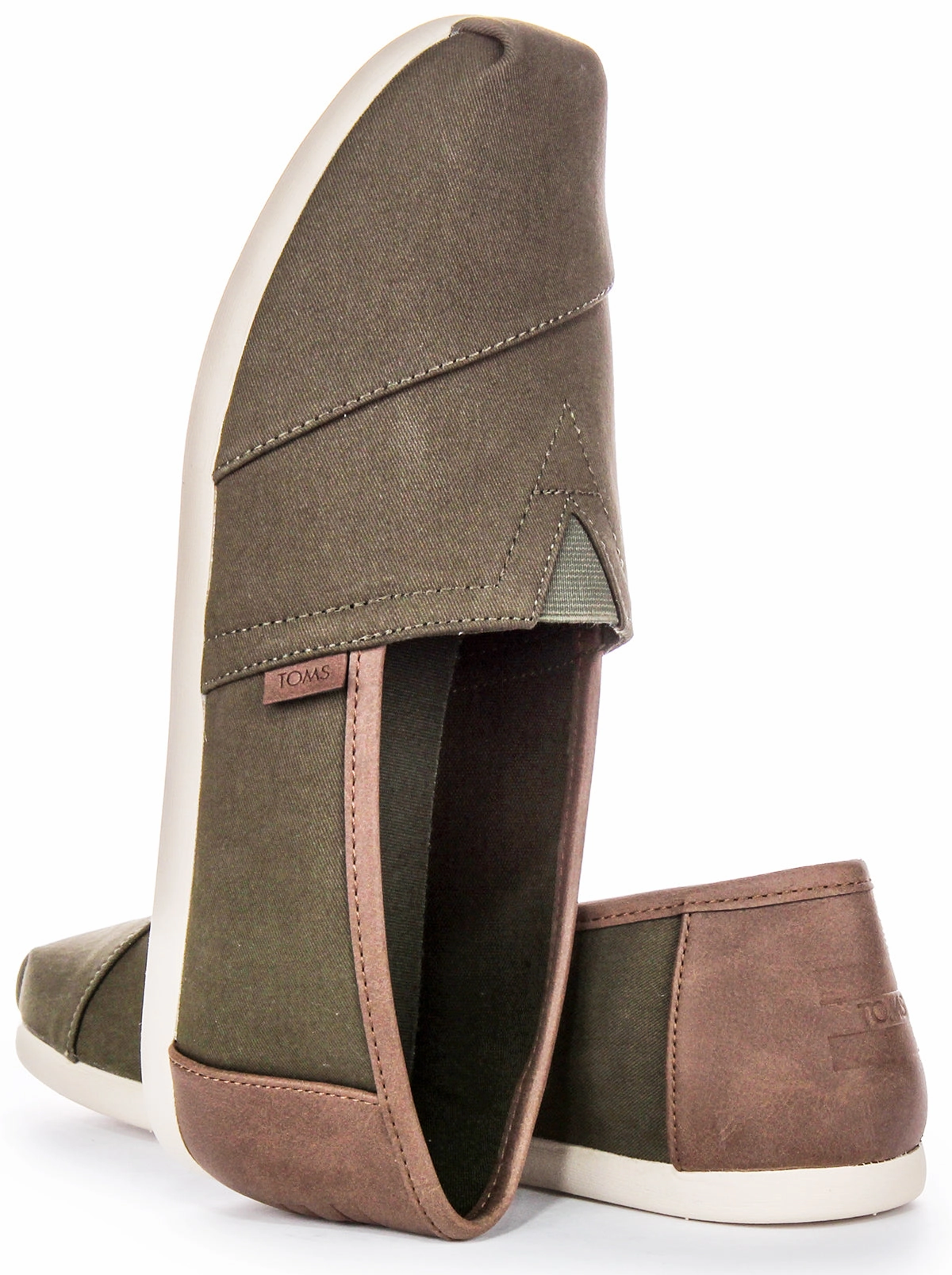 Comfort Design Toms Alpargata Vegan In Olive Green For Men