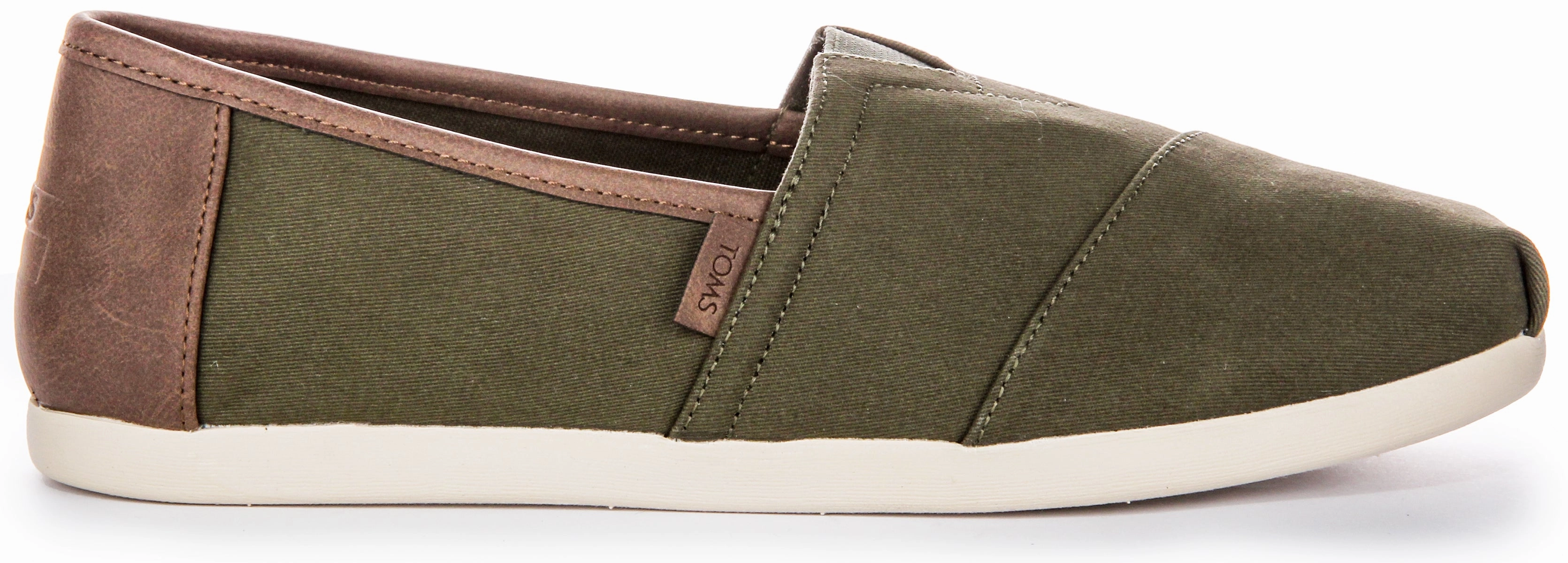 Comfort Design Toms Alpargata Vegan In Olive Green For Men