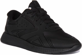 Stable platform Boss Titanium Runner In All Black For Men