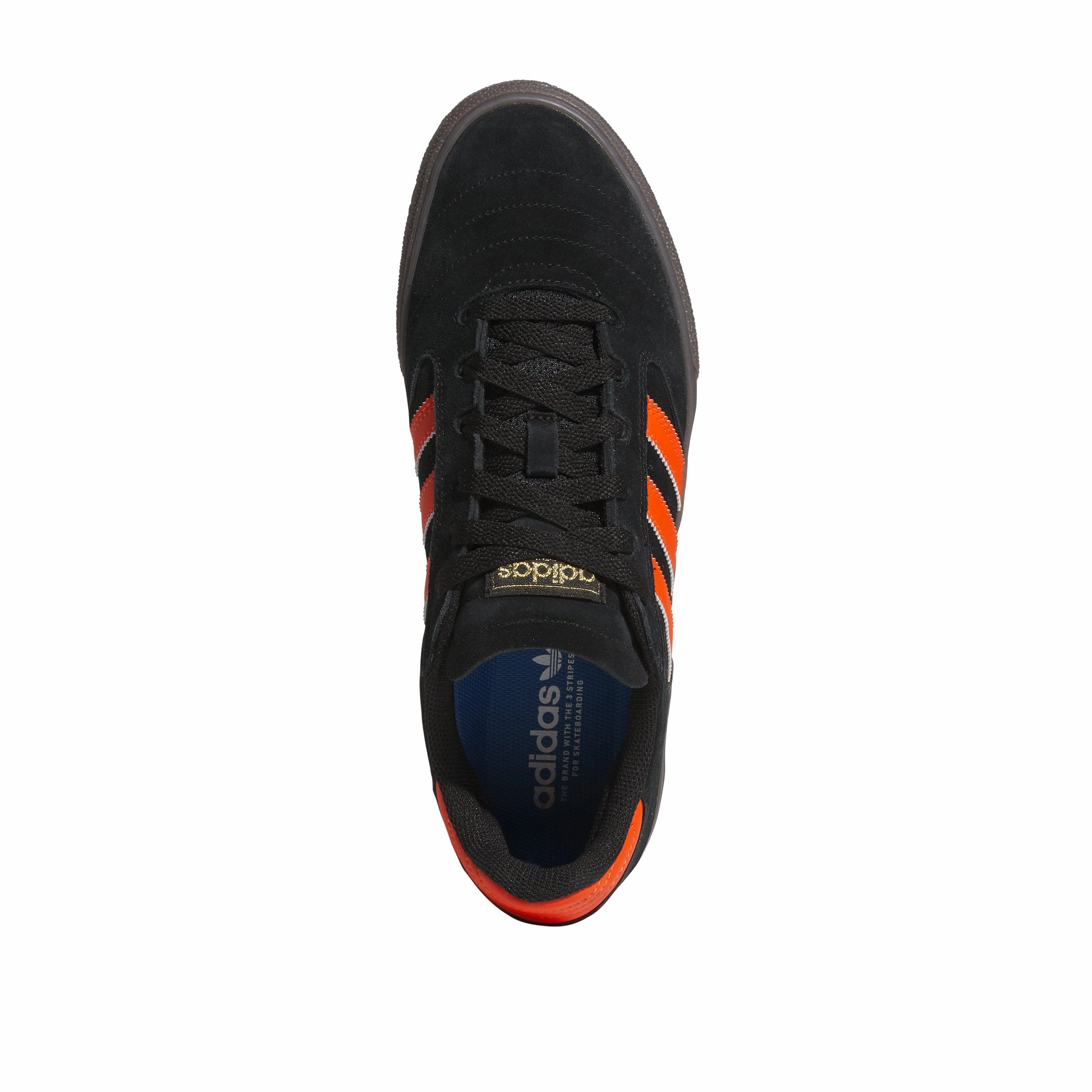 Comfort Footwear Design Concept Adidas Busenitz Vulc 2 Black/Orange/Gum Sale
