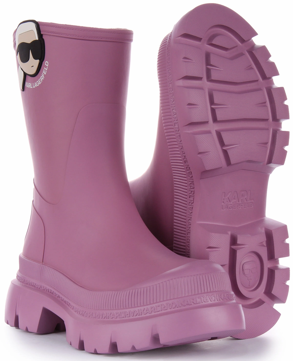 Comfort Grip Flex Karl Lagerfeld Trekka Rain In Pink For Women