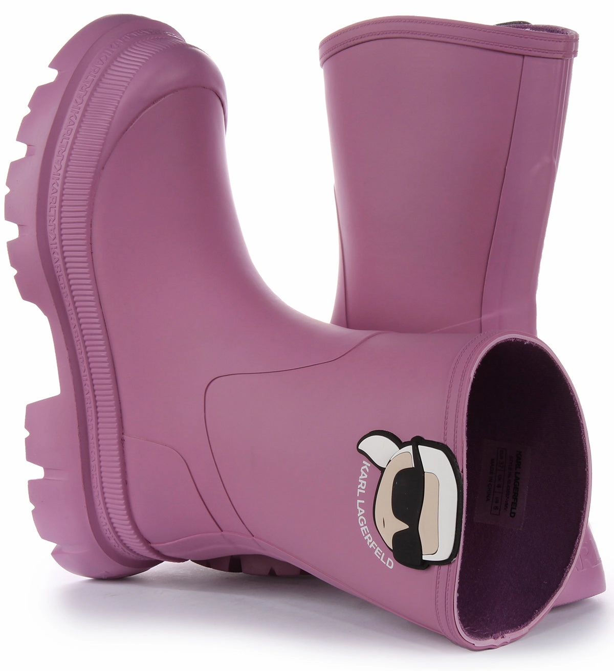 Comfort Grip Flex Karl Lagerfeld Trekka Rain In Pink For Women