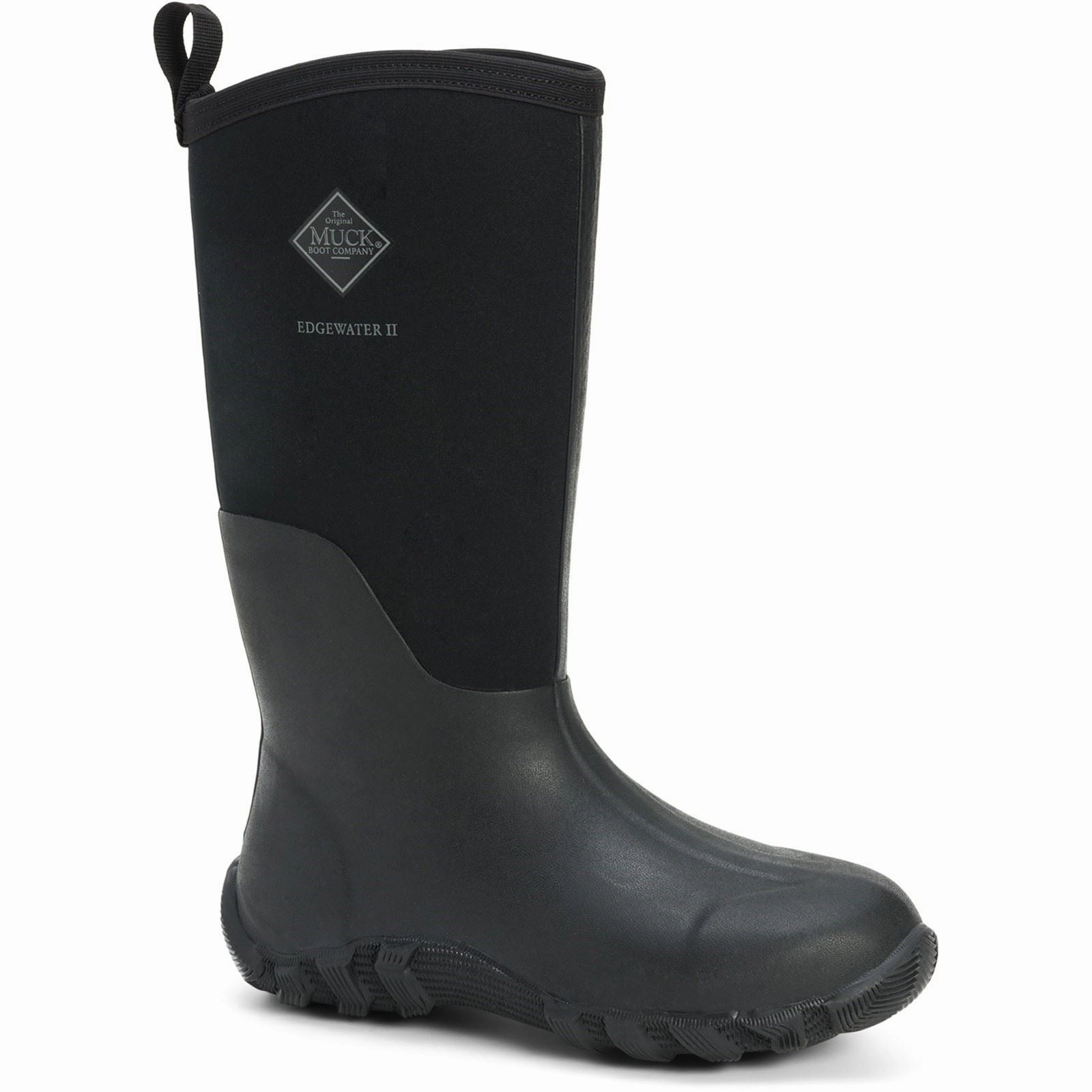 Chilly Weather Protection Protection Boots Muck Boots Edgewater II Rubber Black Wellington Boots