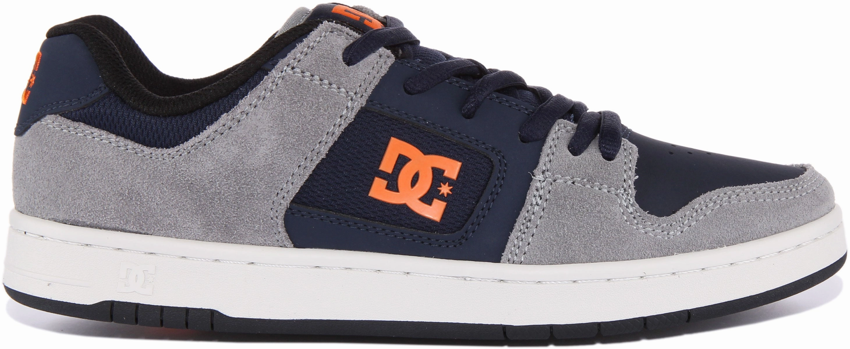Comfort Ride Dc Shoes Manteca 4 In Grey Blue For Men
