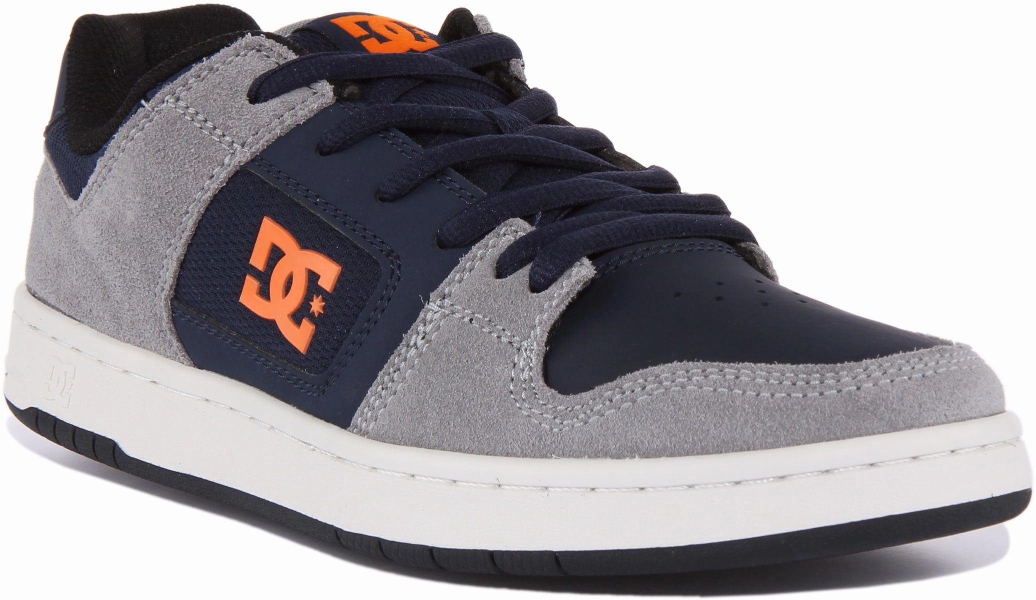 Dc Shoes Manteca 4 In Grey Blue For Men Comfort Flex